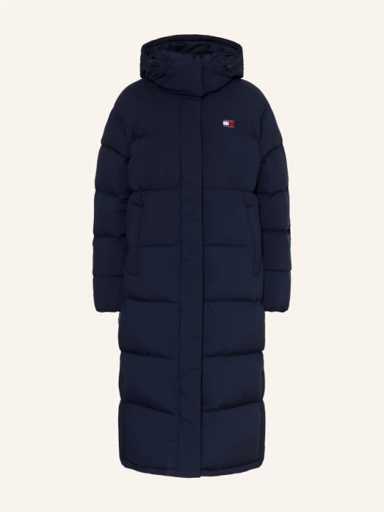 Obrázek produktu Tommy Jeans Péřový Kabát S Odnímatelnou Kapucí tmavě modrá