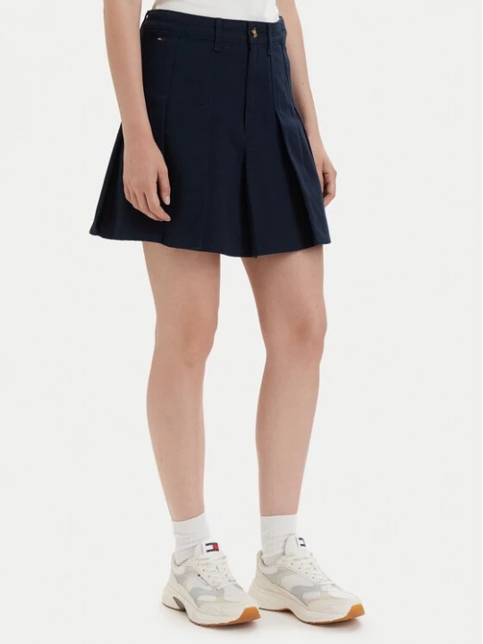Obrázek produktu Tommy Jeans Plisovaná sukně DW0DW23149 Tmavomodrá Regular Fit