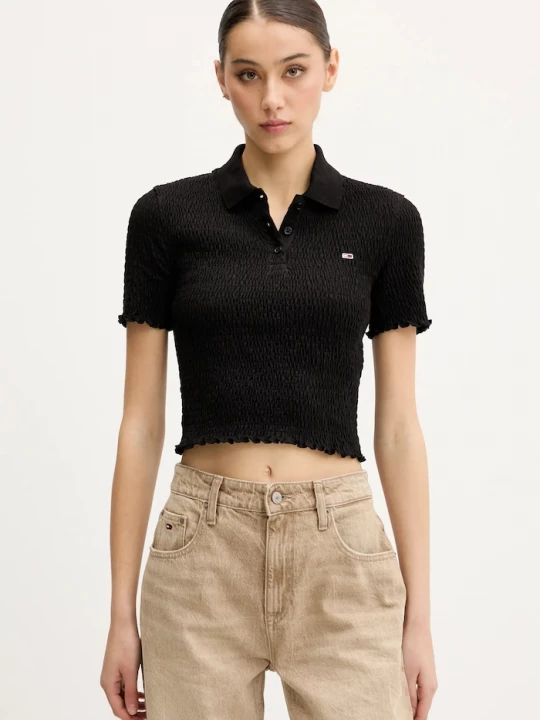 Obrázek produktu Tommy Jeans Polo tričko Tommy Jeans černá