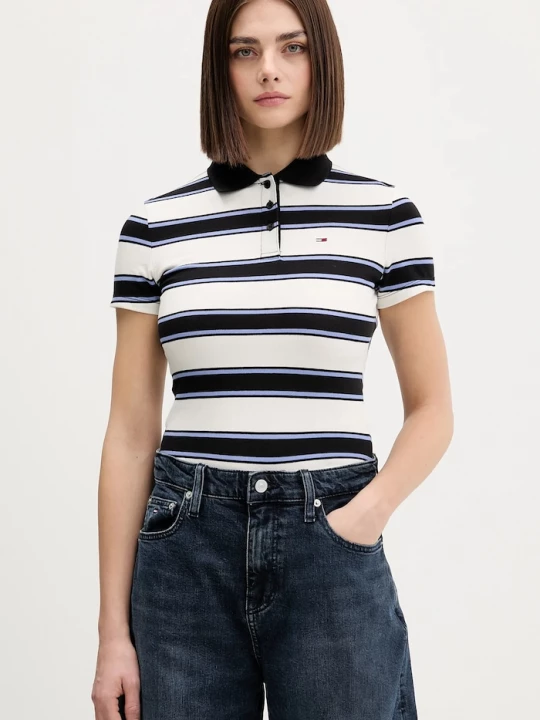 Obrázek produktu Tommy Jeans Polo tričko Tommy Jeans černá