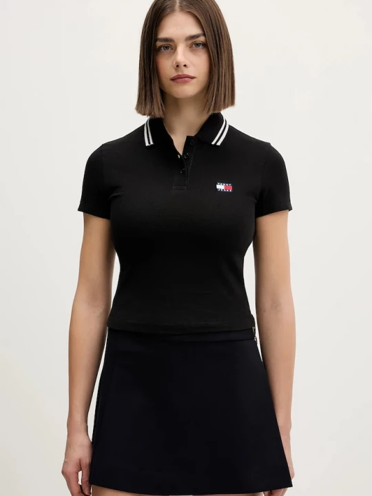Obrázek produktu Tommy Jeans Polo tričko Tommy Jeans černá