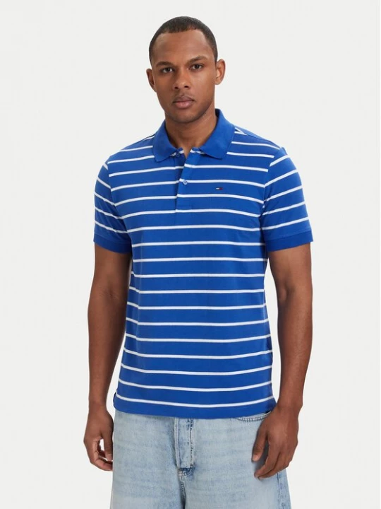 Obrázek produktu Tommy Jeans Polokošile DM0DM22708 Modrá Regular Fit