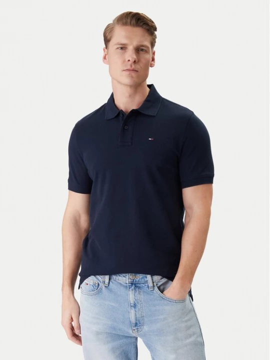 Obrázek produktu Tommy Jeans Polokošile DM0DM22711 Tmavomodrá Regular Fit