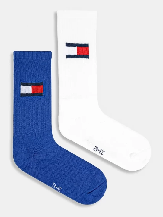 Obrázek produktu Tommy Jeans ponožky s bavlnou 2-pack modrá