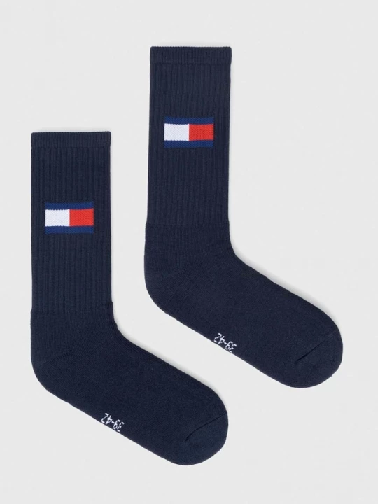 Obrázek produktu Tommy Jeans ponožky s bavlnou 2-pack námořnická modř