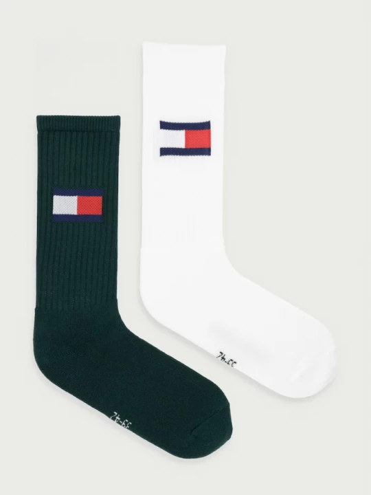 Obrázek produktu Tommy Jeans ponožky s bavlnou 2-pack zelená