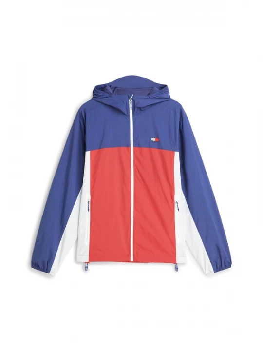 Obrázek produktu Tommy Jeans Přechodná bunda 'Chicago' námořnická modř / světle červená / přírodní bílá