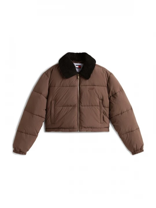 Obrázek produktu Tommy Jeans Přechodná bunda čokoládová / černá