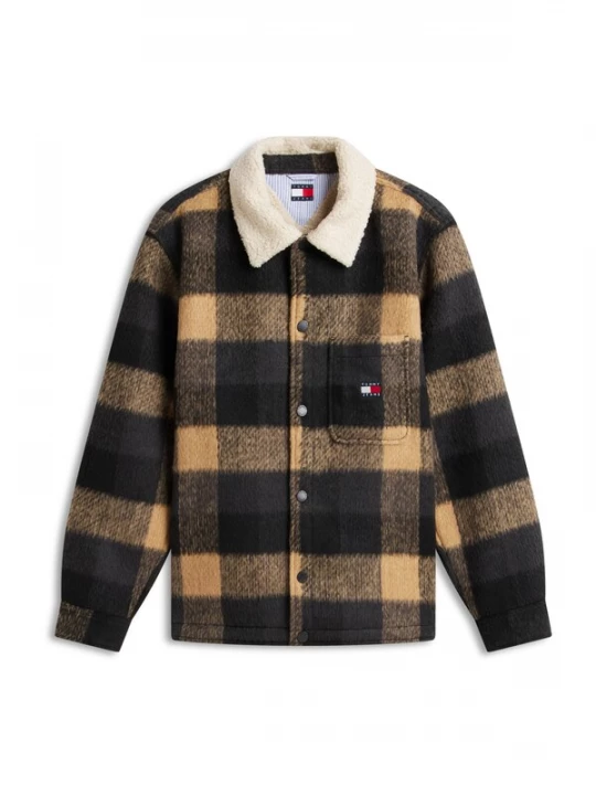 Obrázek produktu Tommy Jeans Přechodná bunda písková / antracitová / černá