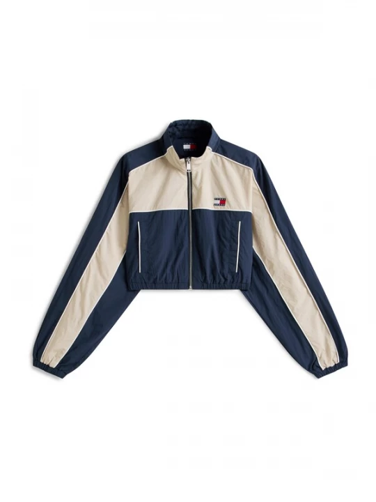 Obrázek produktu Tommy Jeans Přechodná bunda režná / modrá / červená / bílá