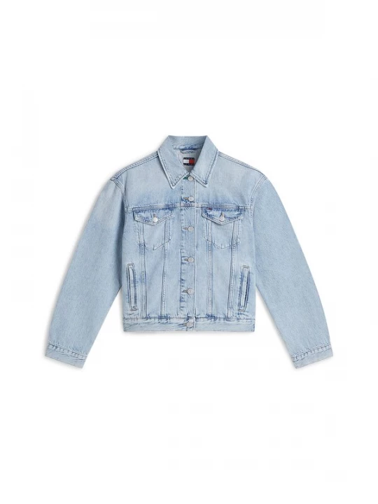 Obrázek produktu Tommy Jeans Přechodná bunda světlemodrá / červená / bílá