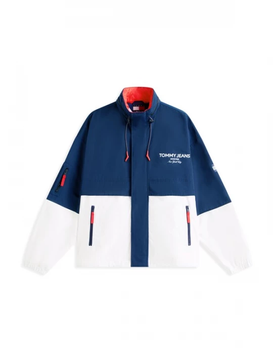 Obrázek produktu Tommy Jeans Přechodná bunda tmavě modrá / červená / bílá