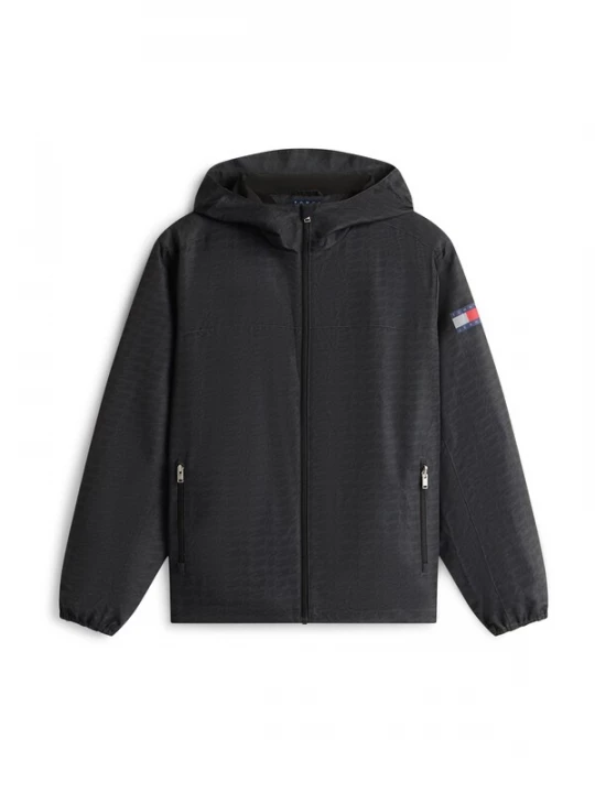 Obrázek produktu Tommy Jeans Přechodná bunda tmavě šedá / černá