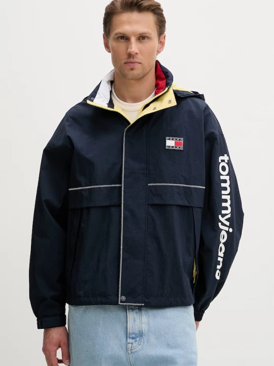 Obrázek produktu Tommy Jeans přechodová bunda pánská námořnická modř