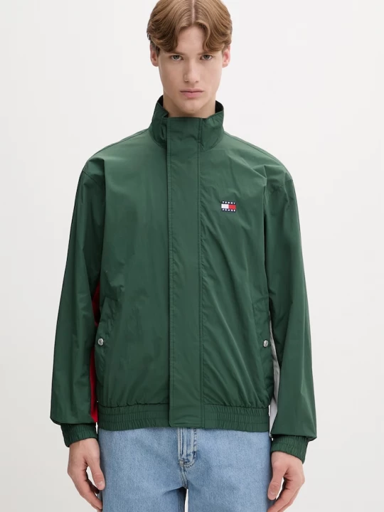 Obrázek produktu Tommy Jeans přechodová bunda pánská zelená