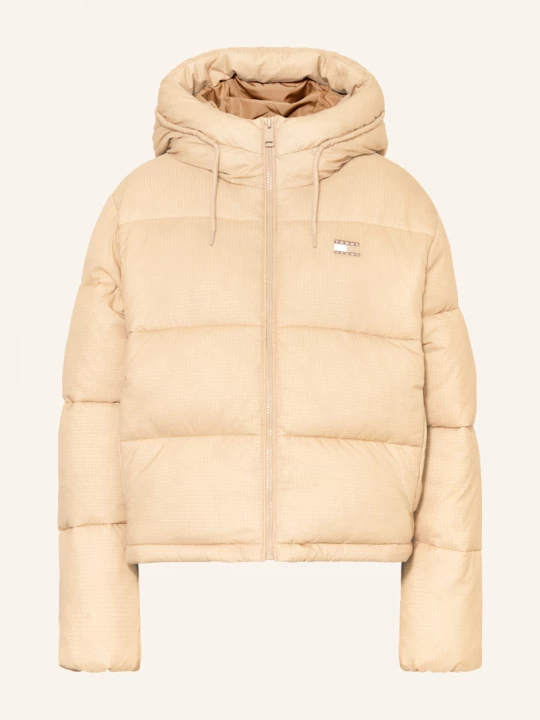 Obrázek produktu Tommy Jeans Prošívaná Bunda krémová