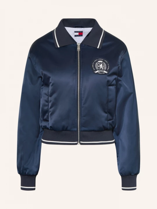 Obrázek produktu Tommy Jeans Satinová Bundička tmavě modrá
