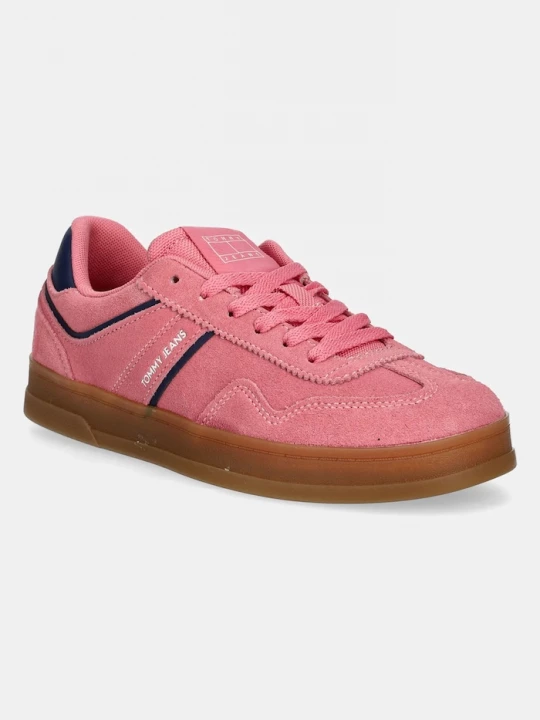 Obrázek produktu Tommy Jeans Semišové sneakers boty Tommy Jeans THE GREENWICH SUEDE růžová