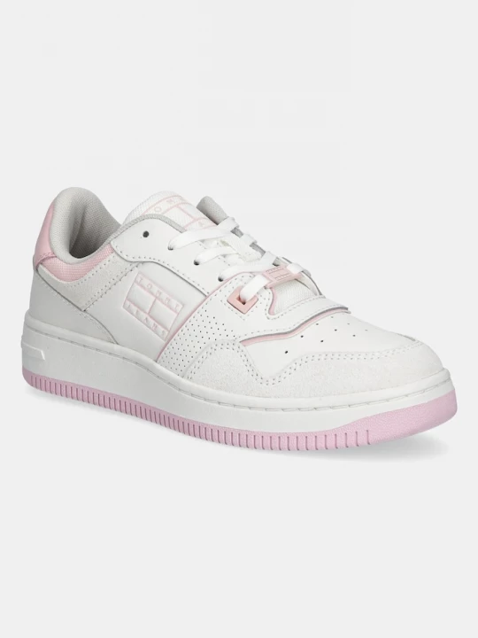 Obrázek produktu Tommy Jeans Sneakers boty Tommy Jeans RETRO BASKET WASHED SUEDE bílá