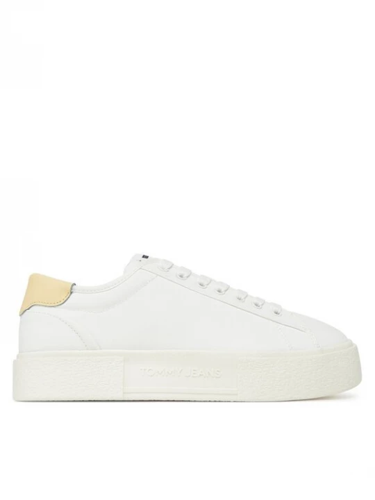 Obrázek produktu Tommy Jeans Sneakersy Tjw Flatform Canvas Sneaker EN0EN02792 Écru Krémová