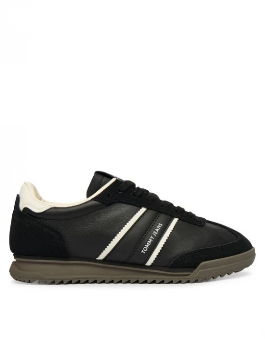 Obrázek produktu Tommy Jeans Sneakersy Tjw Low Profile Runner Lthr Mix EN0EN03001 Černá
