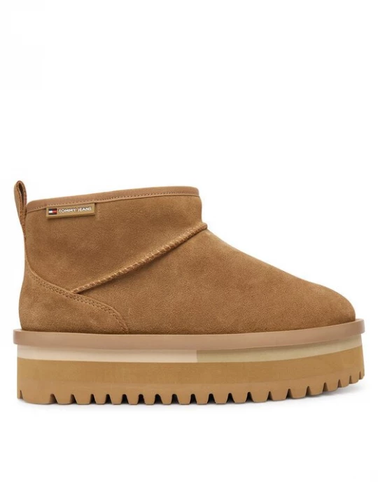 Obrázek produktu Tommy Jeans Sněhule Tjw Flatform Snow Boot Suede EN0EN02841 Hnědá