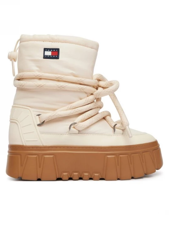 Obrázek produktu Tommy Jeans Sněhule Tjw Platform Nylon Snowboot Wl EN0EN03163 Krémová