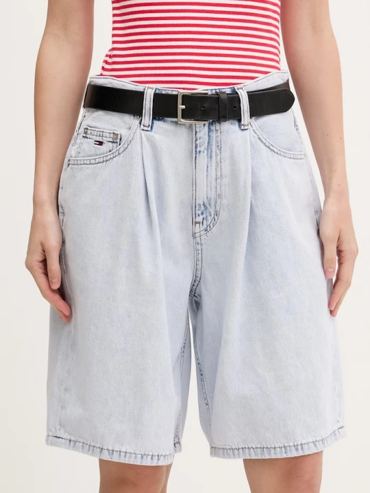 Obrázek produktu Tommy Jeans šortky dámské džínové modrá