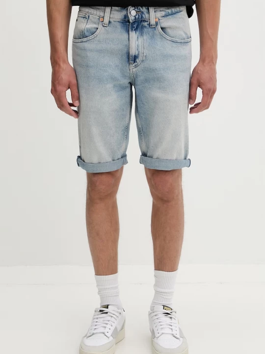 Obrázek produktu Tommy Jeans šortky pánské bavlněné s elastanem modrá