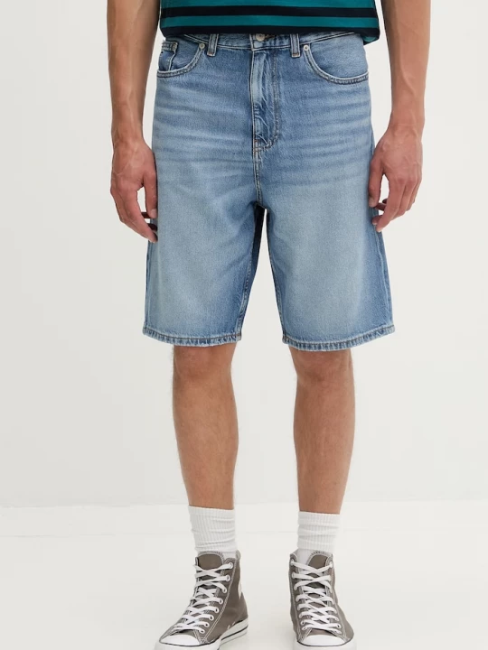 Obrázek produktu Tommy Jeans šortky pánské džínové modrá
