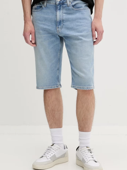 Obrázek produktu Tommy Jeans šortky pánské džínové modrá