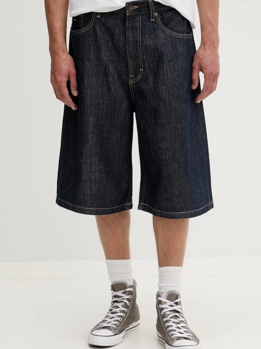 Obrázek produktu Tommy Jeans šortky pánské džínové námořnická modř