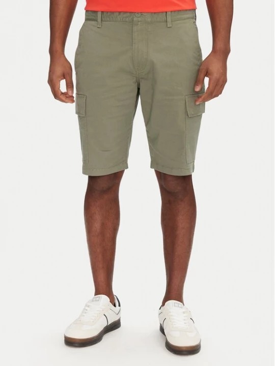 Obrázek produktu Tommy Jeans Šortky z materiálu Scanton DM0DM21949 Zelená Regular Fit