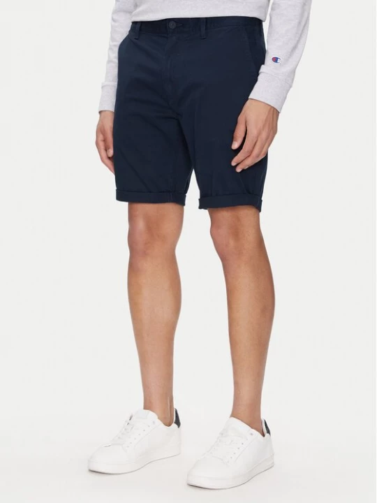 Obrázek produktu Tommy Jeans Šortky z materiálu Scanton DM0DM21950 Tmavomodrá Slim Fit