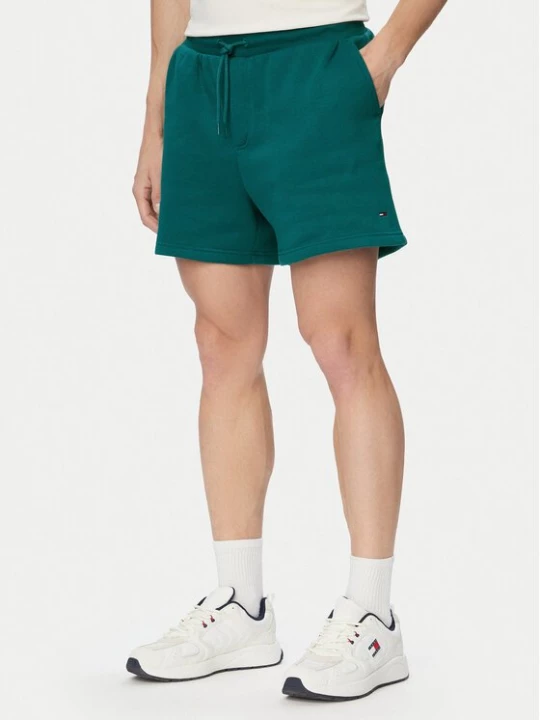 Obrázek produktu Tommy Jeans Sportovní kraťasy DM0DM21931 Tmavě zelená Regular Fit