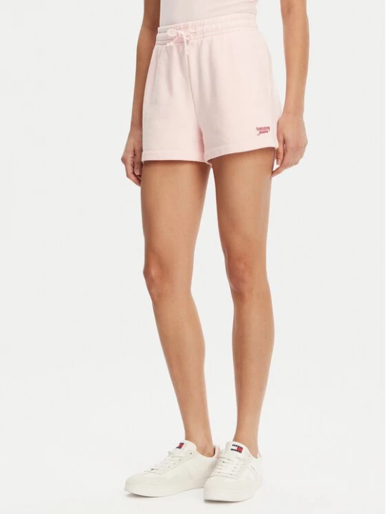 Obrázek produktu Tommy Jeans Sportovní kraťasy Script DW0DW20353 Růžová Regular Fit