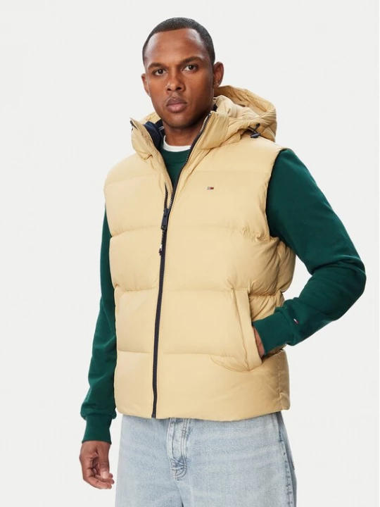 Obrázek produktu Tommy Jeans Sportovní vesta DM0DM20465 Světle béžová Regular Fit