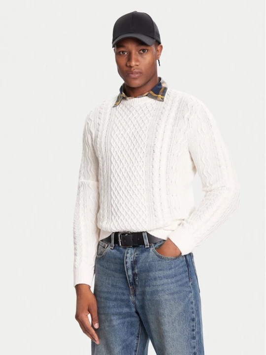 Obrázek produktu Tommy Jeans Svetr DM0DM22101 Bílá Regular Fit