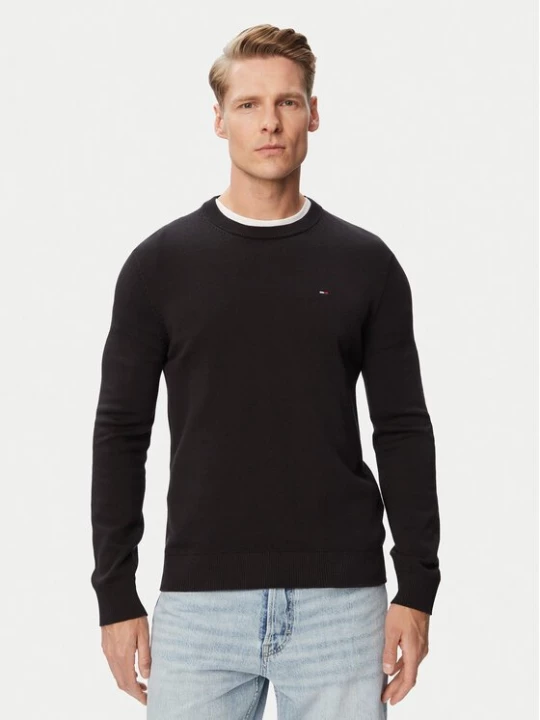 Obrázek produktu Tommy Jeans Svetr Essential DM0DM22853 Černá Slim Fit