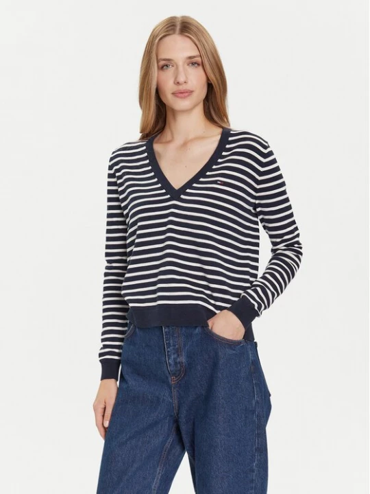 Obrázek produktu Tommy Jeans Svetr Essential DW0DW19888 Tmavomodrá Regular Fit