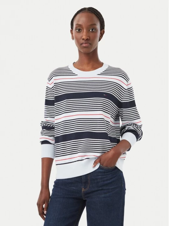 Obrázek produktu Tommy Jeans Svetr Essential DW0DW23360 Světle modrá Regular Fit