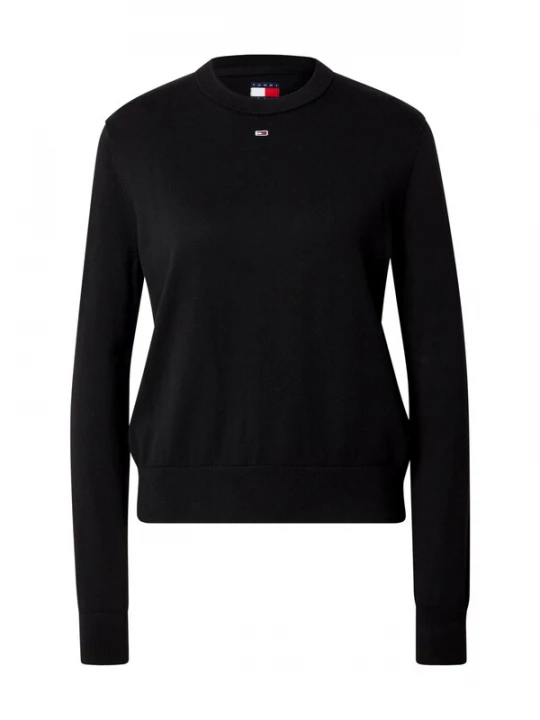 Obrázek produktu Tommy Jeans Svetr 'Flag Embroidery'  černá