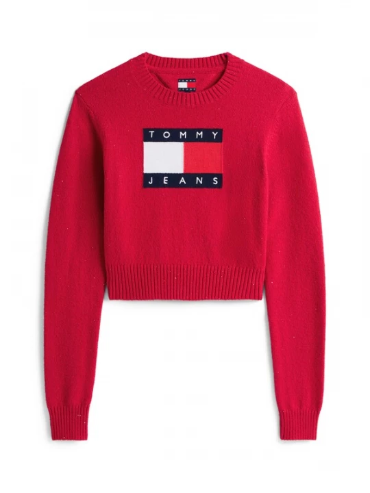 Obrázek produktu Tommy Jeans Svetr námořnická modř / červená / bílá