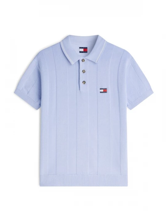 Obrázek produktu Tommy Jeans Svetr 'Regular Fit Textured' chladná modrá