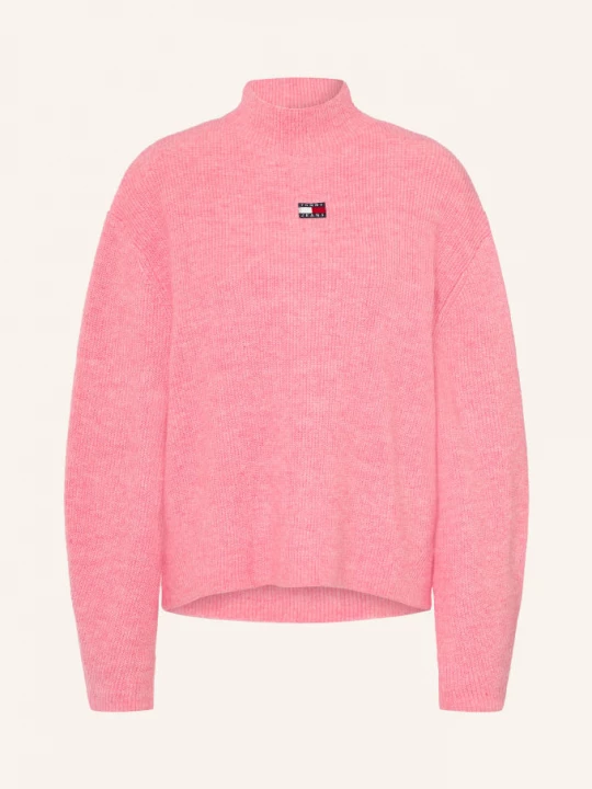 Obrázek produktu Tommy Jeans Svetry růžová / tmavě červená / tmavě modrá