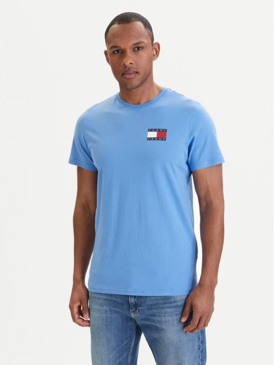 Obrázek produktu Tommy Jeans T-Shirt DM0DM20740 Modrá Slim Fit