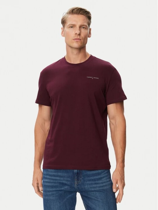 Obrázek produktu Tommy Jeans T-Shirt DM0DM21780 Fialová Regular Fit