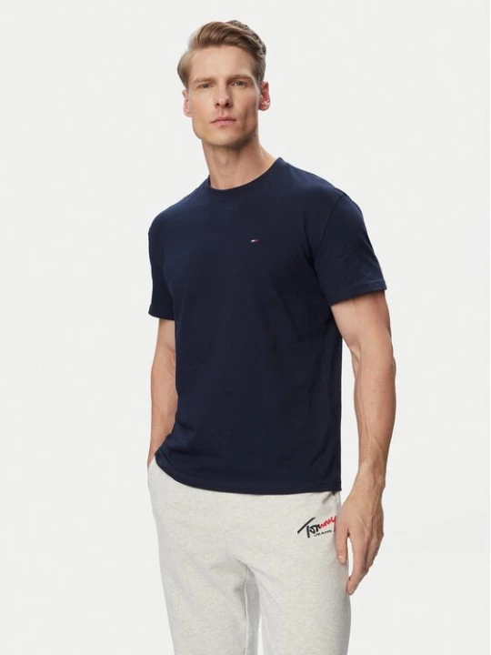 Obrázek produktu Tommy Jeans T-Shirt DM0DM22504 Tmavomodrá Regular Fit