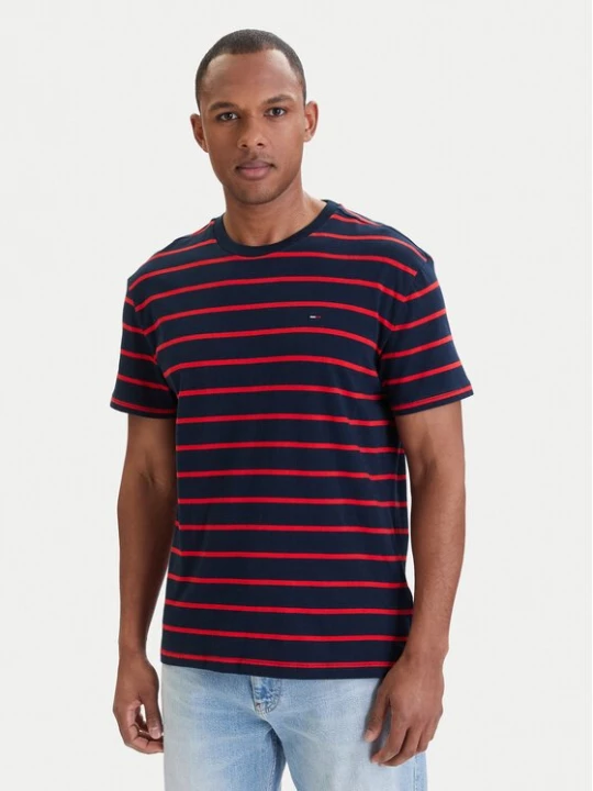 Obrázek produktu Tommy Jeans T-Shirt DM0DM22544 Tmavomodrá Regular Fit