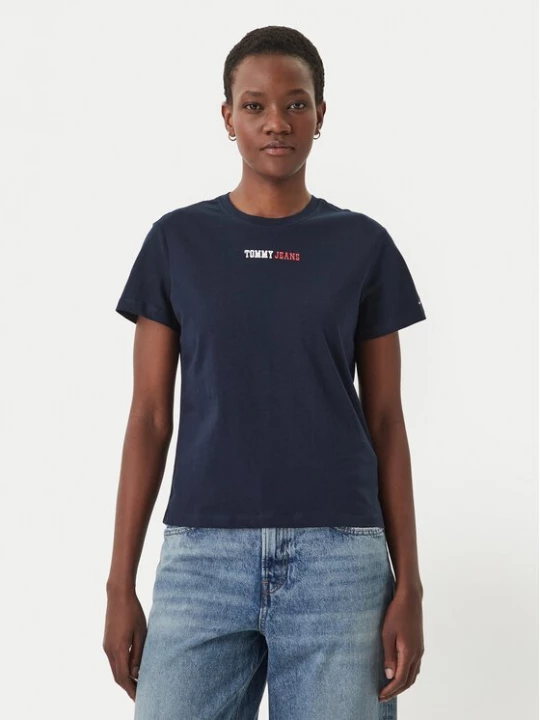 Obrázek produktu Tommy Jeans T-Shirt DW0DW22277 Tmavomodrá Regular Fit